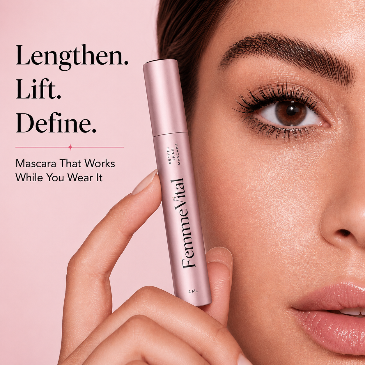 SPARKVRA™ Lash Growth Mascara – Clump-Free Volume, Longer-Looking Lift & Lash Conditioning Care