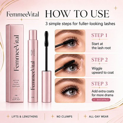 SPARKVRA™ Lash Growth Mascara – Clump-Free Volume, Longer-Looking Lift & Lash Conditioning Care